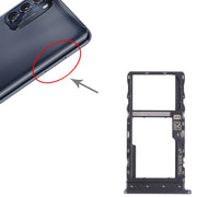 For Motorola Moto G 2022 SIM Card Tray + Micro SD Card Tray (Black)