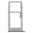 For Motorola Moto G Fast SIM Card Tray + Micro SD Card Tray (Silver) - Card Socket by PMC TechLife | Online Shopping South Africa | PMC TechLife
