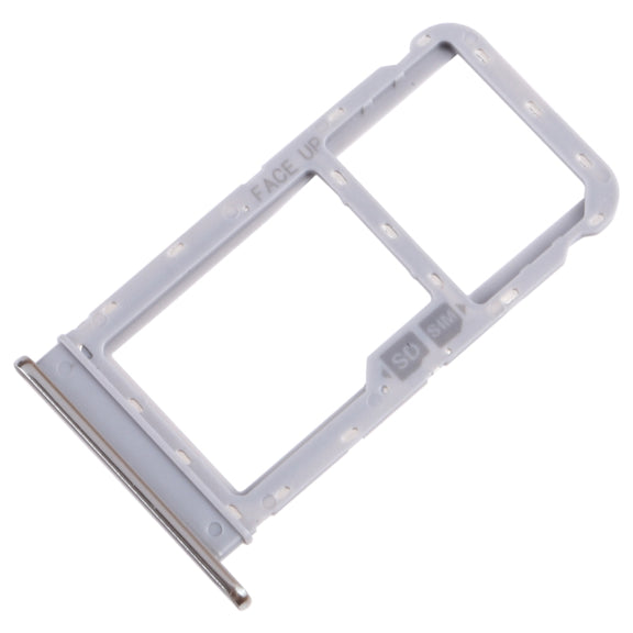 For Motorola Moto G Fast SIM Card Tray + Micro SD Card Tray (Silver)