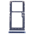 For Motorola Moto G Play 2021 SIM Card Tray + Micro SD Card Tray (Blue) - Card Socket by PMC TechLife | Online Shopping South Africa | PMC TechLife