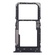 For Motorola Moto G Pure SIM Card Tray + Micro SD Card Tray (Black) - Card Socket by PMC TechLife | Online Shopping South Africa | PMC TechLife