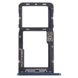 For Motorola Moto G7 Power SIM Card Tray + Micro SD Card Tray (Blue) - Card Socket by PMC TechLife | Online Shopping South Africa | PMC TechLife