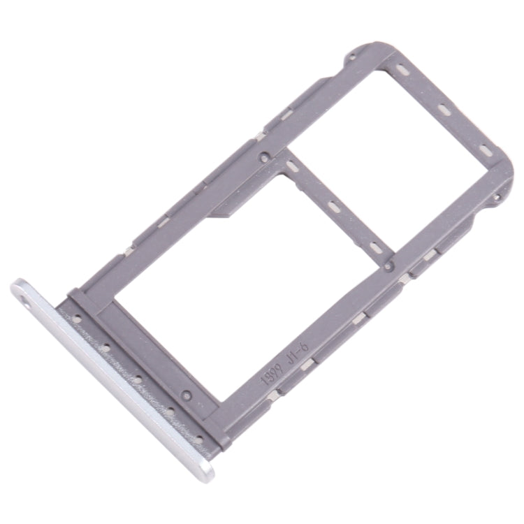 For Motorola Moto G Power 2021 SIM Card Tray + Micro SD Card Tray (Silver)