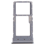 For Motorola Moto G Stylus 2021 SIM Card Tray + Micro SD Card Tray (Silver)