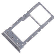 For Motorola Moto G Stylus 2021 SIM Card Tray + Micro SD Card Tray (Silver)