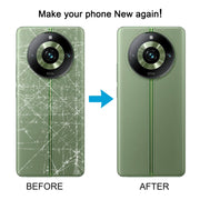 For Realme 11 Pro+ Original Battery Back Cover with Camera Lens Cover(Green)
