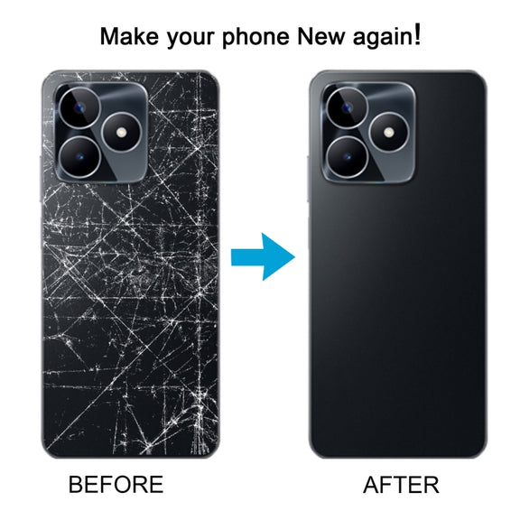 For Realme C53 Original Battery Back Cover with Camera Lens Cover(Black)
