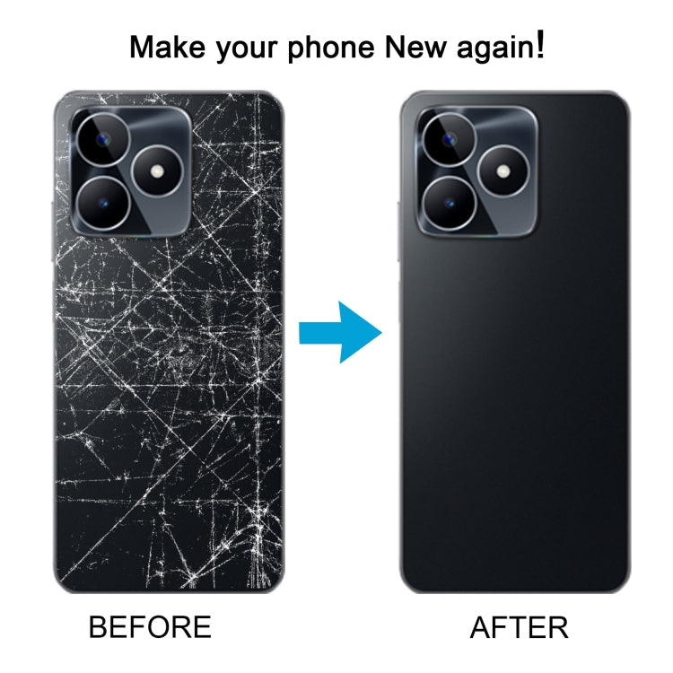 For Realme C53 Original Battery Back Cover with Camera Lens Cover(Black)