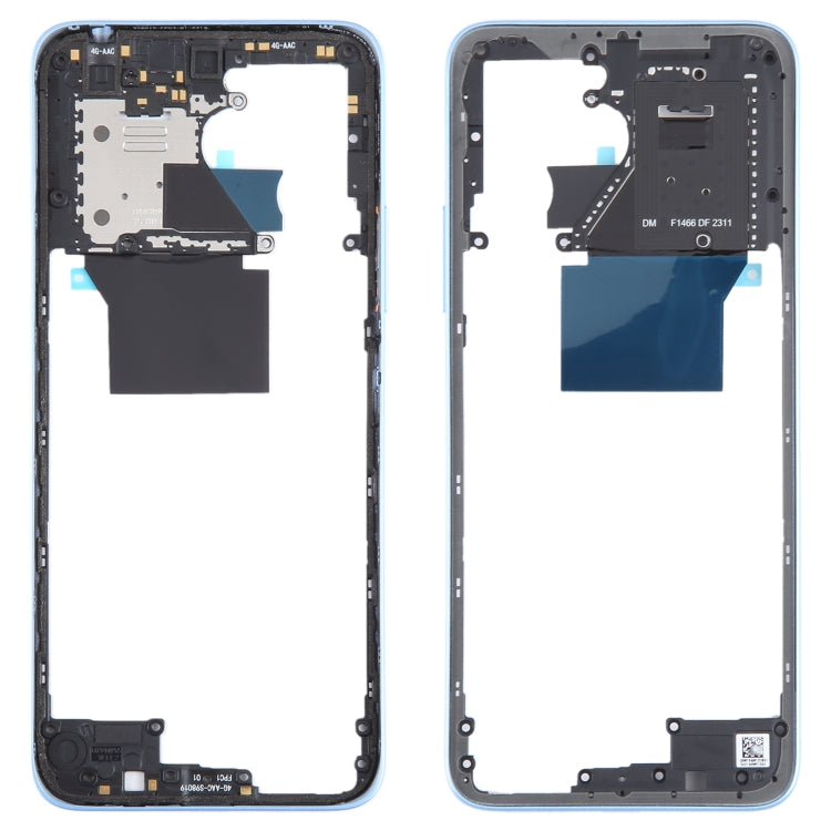 For Xiaomi Redmi 12 4G Original Front Housing LCD Frame Bezel Plate (Blue)