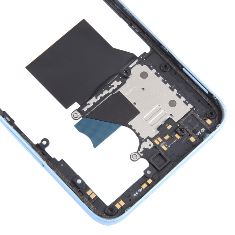 For Xiaomi Redmi 12 4G Original Front Housing LCD Frame Bezel Plate (Blue)