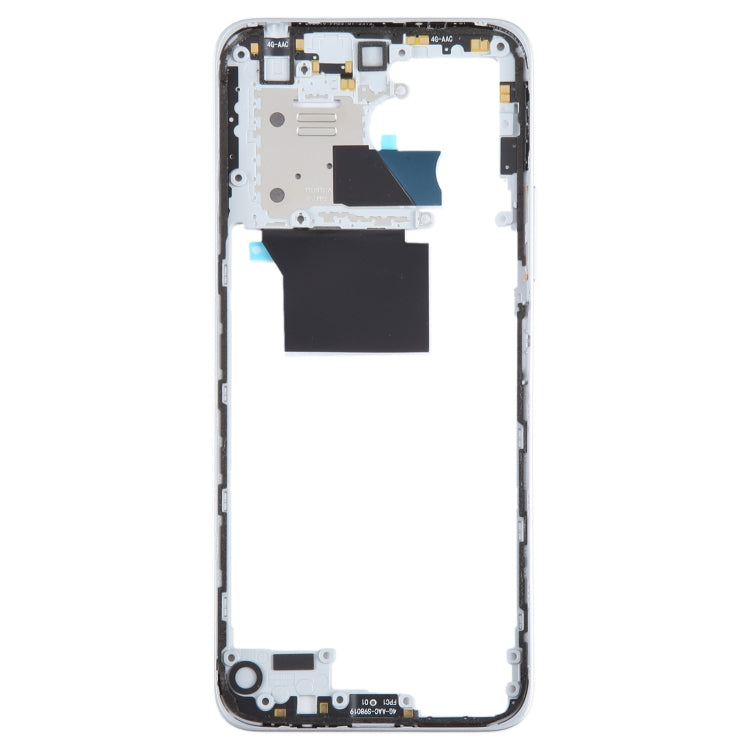 For Xiaomi Redmi 12 4G Original Front Housing LCD Frame Bezel Plate (Silver)
