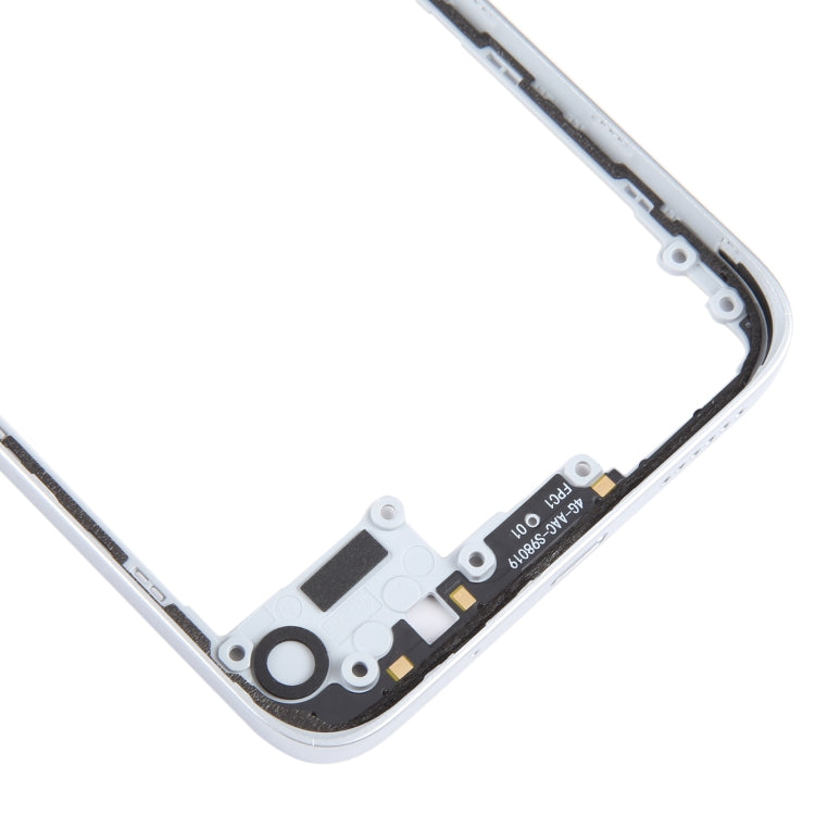 For Xiaomi Redmi 12 4G Original Front Housing LCD Frame Bezel Plate (Silver)