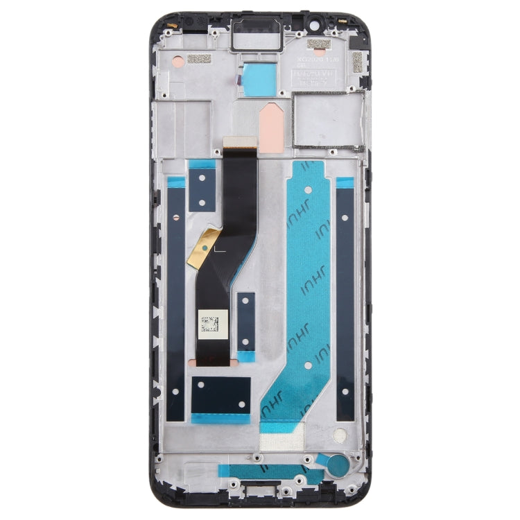 For ZTE Nubia Red Magic 3 NX627J LCD Screen Digitizer Full Assembly with Frame (Black)