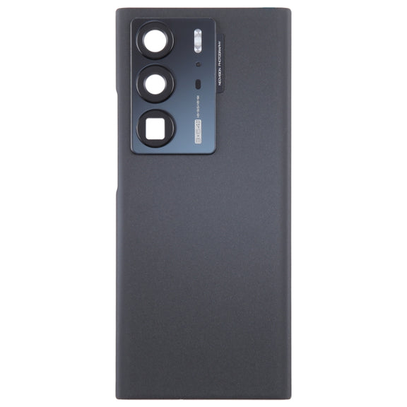 For ZTE Axon 40 Ultra A2023P Battery Back Cover with Camera Lens Cover(Black)