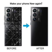 For ZTE Axon 40 Ultra A2023P Battery Back Cover with Camera Lens Cover(Black)