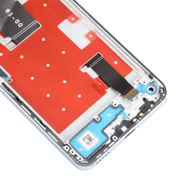 For Honor X50i Original LCD Screen Digitizer Full Assembly with Frame (Silver)