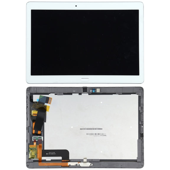 Original LCD Screen For Huawei MediaPad M2 10.0 M2-A01W/M2-A01L Digitizer Full Assembly With Frame(White)