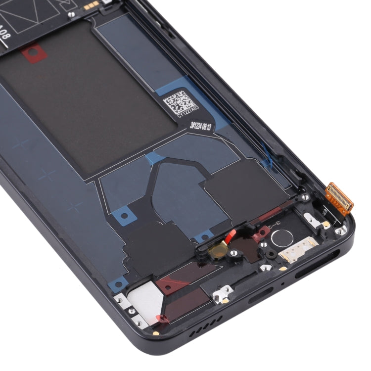 Original LCD Screen For OPPO Reno7 Pro 5G Digitizer Full Assembly with Frame (Black)