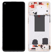 Original LCD Screen For OPPO Reno7 Pro 5G Digitizer Full Assembly with Frame (Gold)