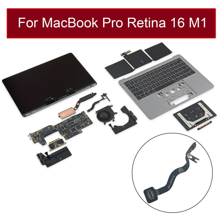 821-03114-A LCD Screen Cover Angle Sensor Sleep Cable for MacBook Pro Retina 16 M1 A2485 EMC3651 2021