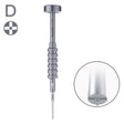 Qianli i-Thor S2 Precision 3D Texture Hollow Cross Tip Middle Bezel Screwdriver - Screwdriver by QIANLI | Online Shopping South Africa | PMC TechLife | Buy Now Pay Later Mobicred