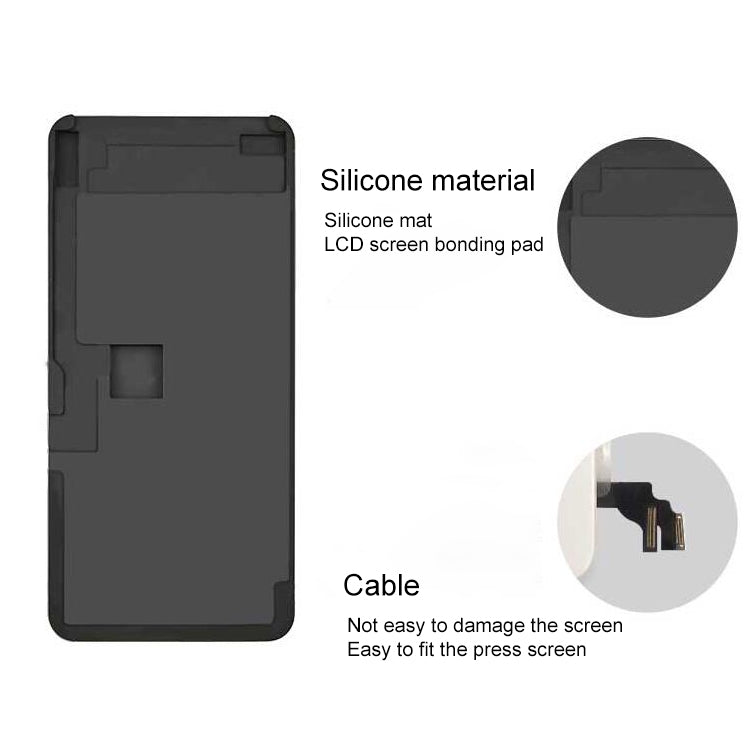 XHZC LCD Screen No Overturning Flex Cable Fit Mat Glue Removal Mould for iPhone X / XS