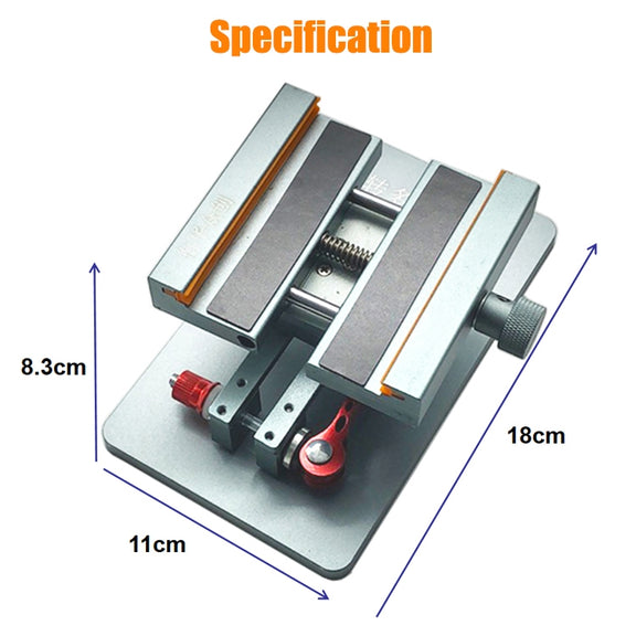 XHZC-125 360 Degrees Rotating Multifunction PCB Fixture Mainboard Repair Holder + 4 in 1 Metal Crowbar Set