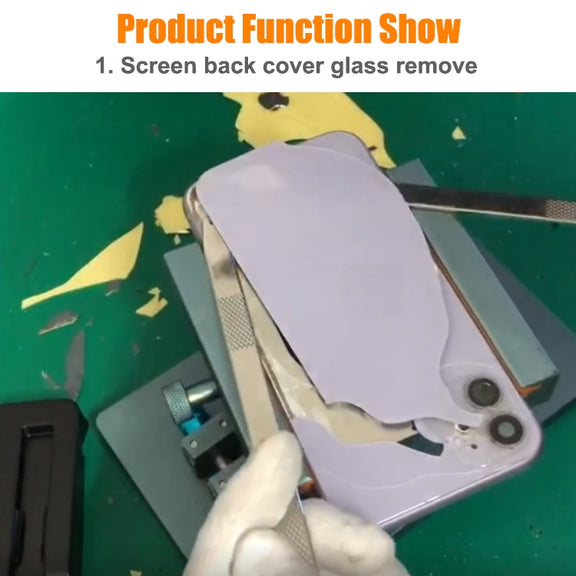 XHZC-125 360 Degrees Rotating Multifunction PCB Fixture Mainboard Repair Holder + 4 in 1 Metal Crowbar Set