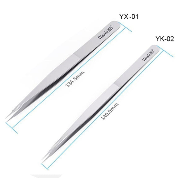 Qianli iNeezy YX-01 Stainless Steel Extra-sharp Thickened Tweezers Pointed Tweezers
