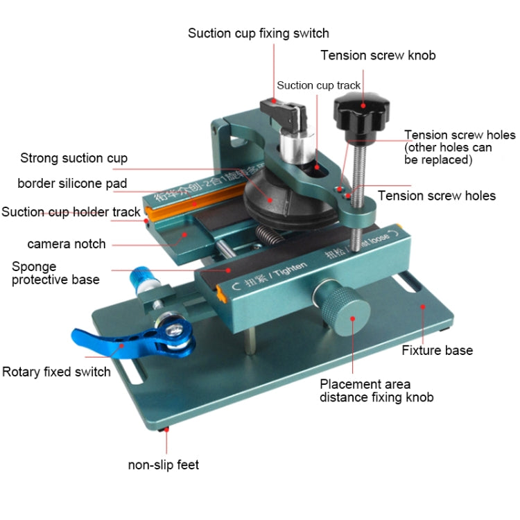 2 in 1 360 Rotating LCD Screen Rear Cover Separator