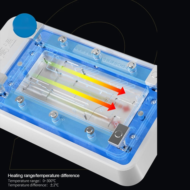MiJing CH5 Motherboard Heater Preheater Layering Welding Platform for iPhone 12 Series, US Plug