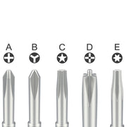 Qianli iFlying 5 in 1 Aluminum Handle Anti-slip Screwdriver