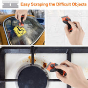 Double Headed Scraper Blade Glue Squeegee Remover Cleaner Tool (Yellow)