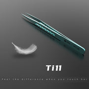 2UUL & WYLIE Ti11 Titanium Alloy Straight Tip Tweezers