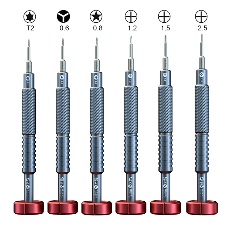 MECHANIC&XILI META Y 6 in 1 Alloy Magnetic Screwdriver Set for Mobile Phone Repair