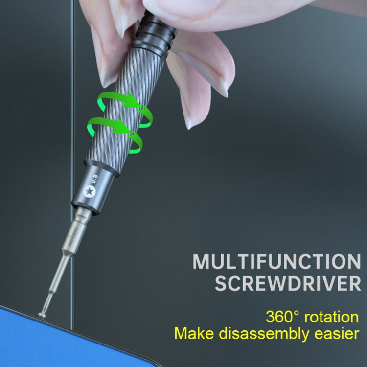 MECHANIC&XILI META Y 6 in 1 Alloy Magnetic Screwdriver Set for Mobile Phone Repair