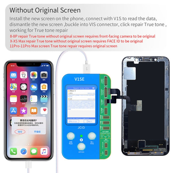 JC V1SE Testing Repair Face ID Dot Board Adaptor For iPhone X-15 Pro Max