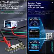 AIXUN P2408 Intelligent Voltage Regulator Power Supply, EU Plug
