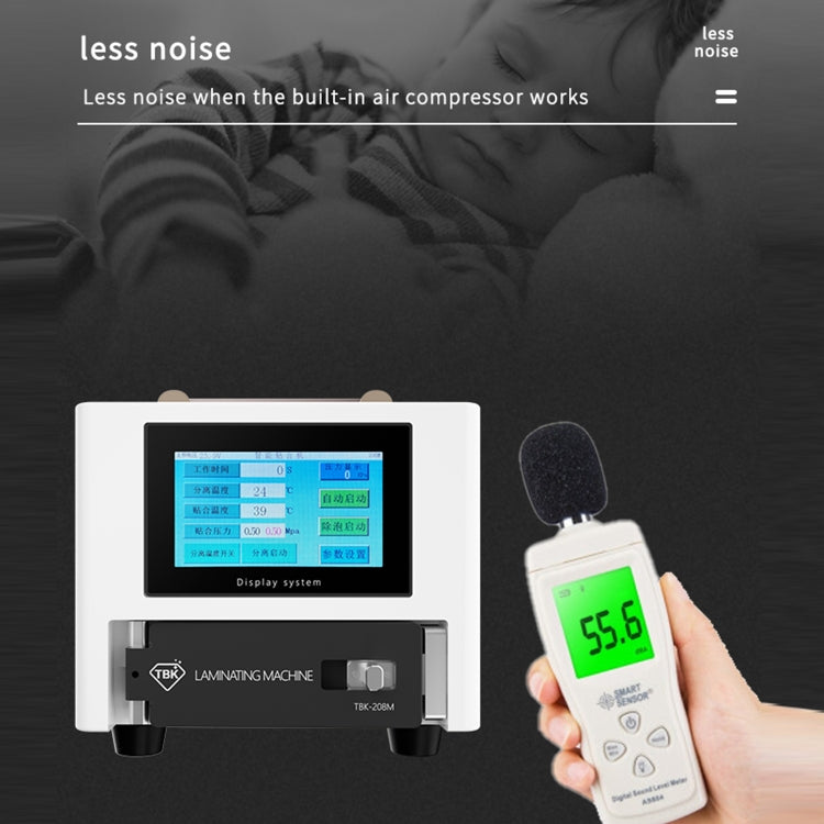 TBK 208M 3 in 1 Mini LCD Screen Vacuum Laminating Machine, US Plug