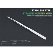 BAKU BA-i6-SS-sa Stainless Steel Straight Tweezers