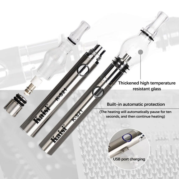 Kaisi K-S21 Rosin Pen Rosin Atomization Machine Short Circuit Detector(Silver)