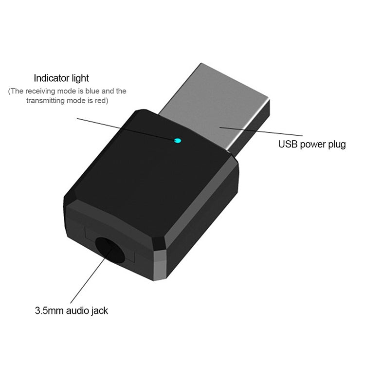 ZF169 Bluetooth5.0  Audio Receiver USB Bluetooth Adapter Bluetooth Transmitter Support Win8/10