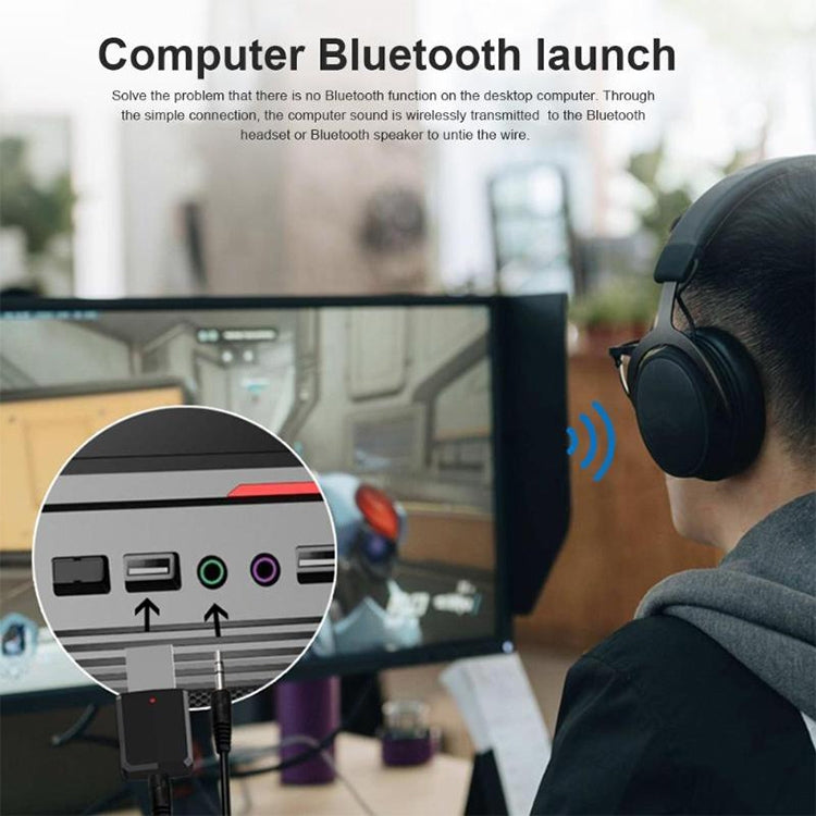 ZF169 Bluetooth5.0  Audio Receiver USB Bluetooth Adapter Bluetooth Transmitter Support Win8/10