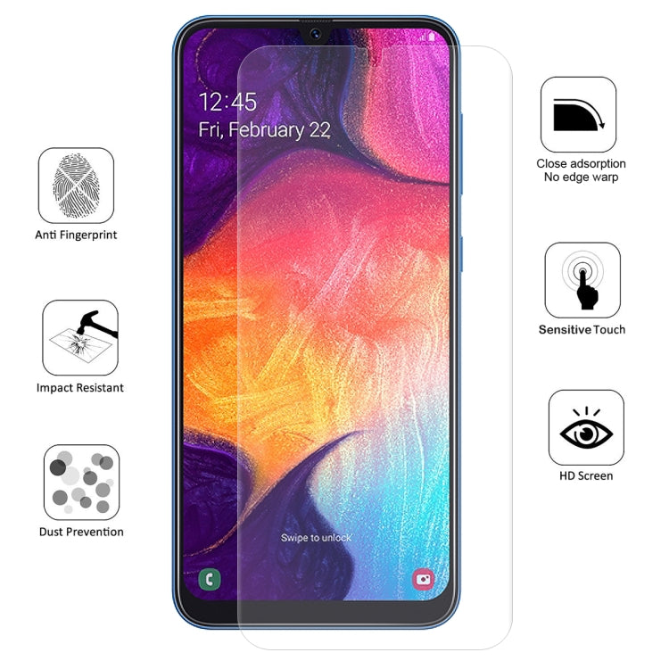 2 PCS ENKAY Hat-Prince 0.1mm 3D Full Screen Protector Explosion-proof Hydrogel Film for Samsung Galaxy A30 / A50