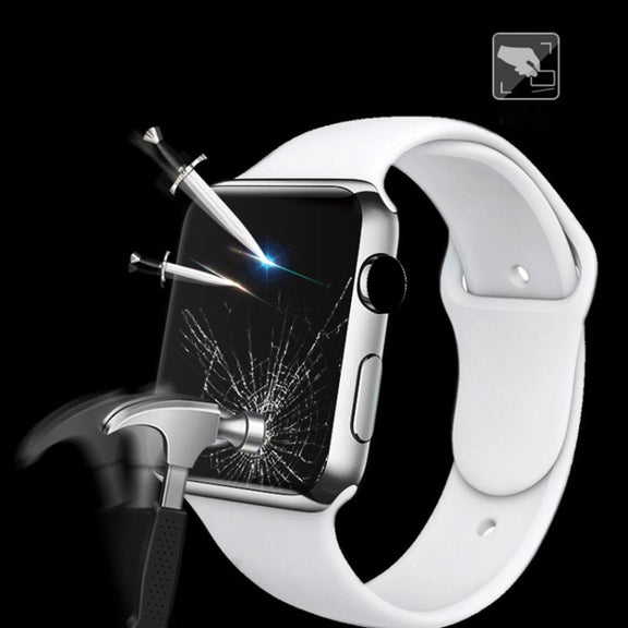 2 PCS mocolo 0.33mm 9H 3D Round Edge Tempered Glass Film for Apple Watch Series 4 40mm