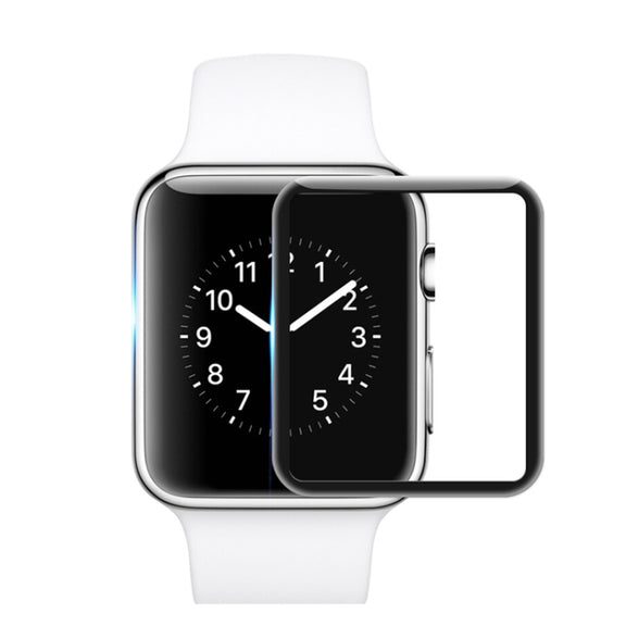 2 PCS mocolo 0.33mm 9H 3D Round Edge Tempered Glass Film for Apple Watch Series 3 42mm