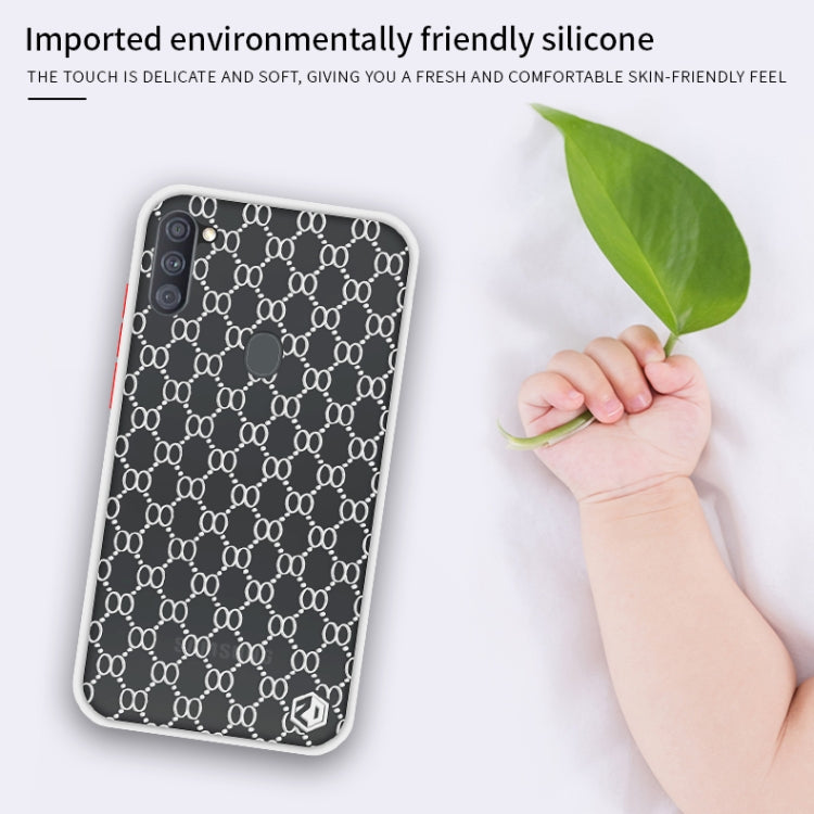 For Samsung Galaxy A11 US PINWUYO Series 2 Generation PC + TPU Anti-drop All-inclusive  Protective Case(white)