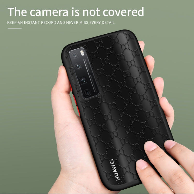 For Huawei nova7 Pro PINWUYO Series 2 Generation PC + TPU Water-resistant and Anti-drop All-inclusive Protective Case(Red)