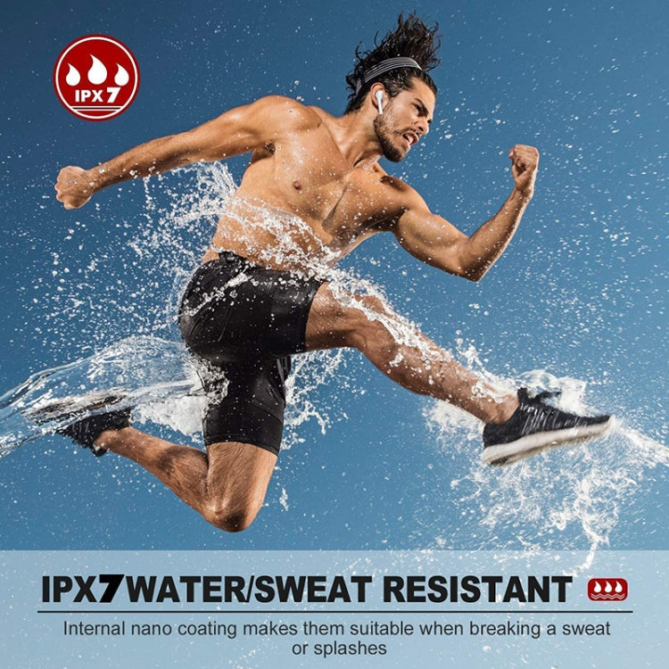 J3 Pro TWS Hifi Wireless Bluetooth 5.2 Earphone LED Display Water-resistant Sports Gaming Headset Noise Earbuds(White)