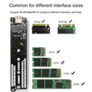 ORICO TCM2M-C3 M.2 SSD Dual Protocol Hard Disk Case